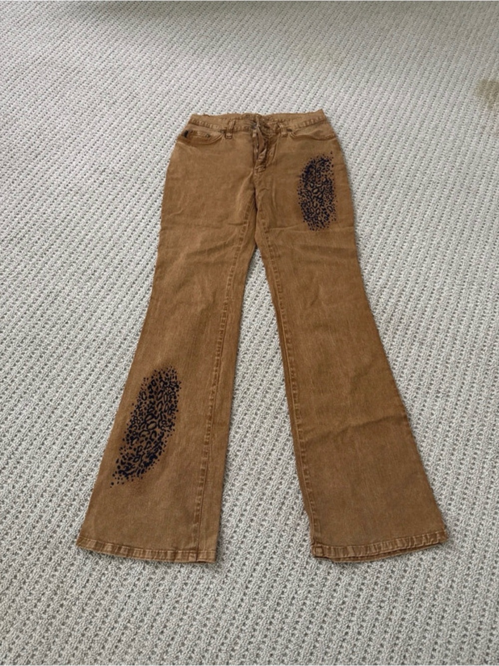 Krizia Jeans Brown Back-Pocket Detail Pants